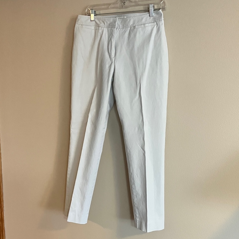 Talbots Women's Light Gray Cropped Pants